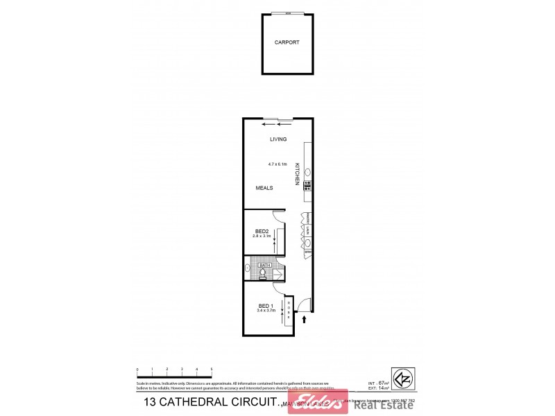 13 Cathedral Circuit, Mawson Lakes SA 5095 Floorplan