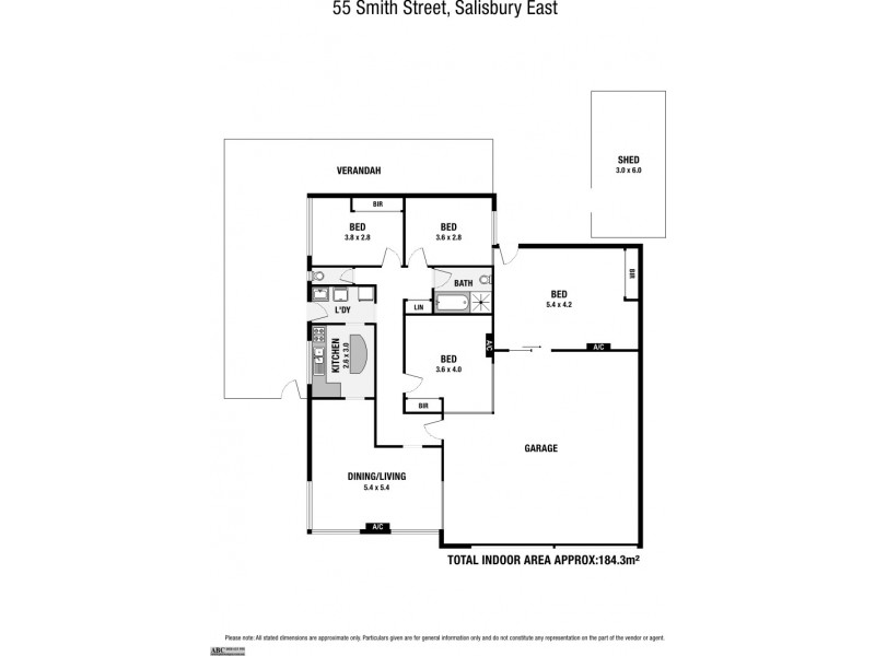 55 Smith Road, Salisbury East SA 5109 Floorplan