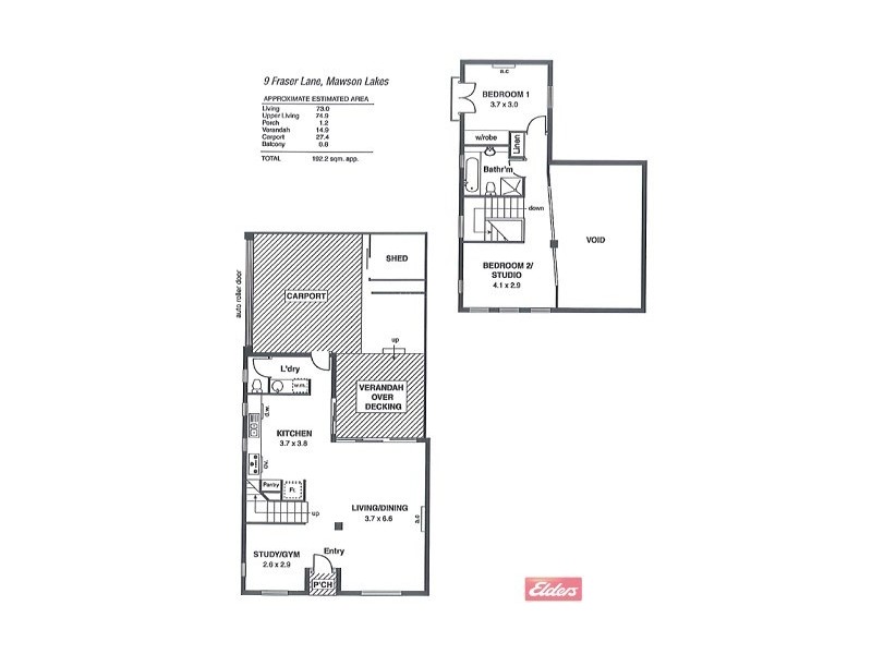 9 Fraser Lane, Mawson Lakes SA 5095 Floorplan