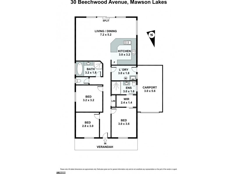 30 Beechwood Avenue, Mawson Lakes SA 5095 Floorplan