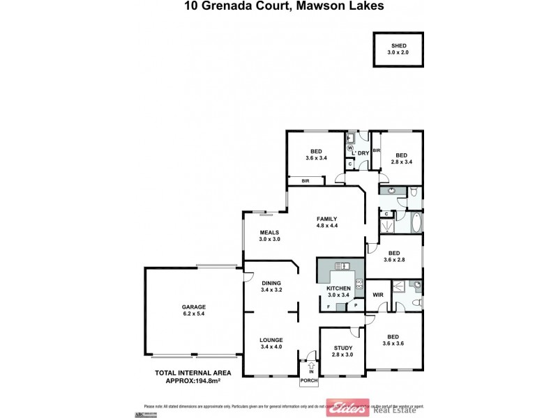 10 Grenada Court, Mawson Lakes SA 5095 Floorplan