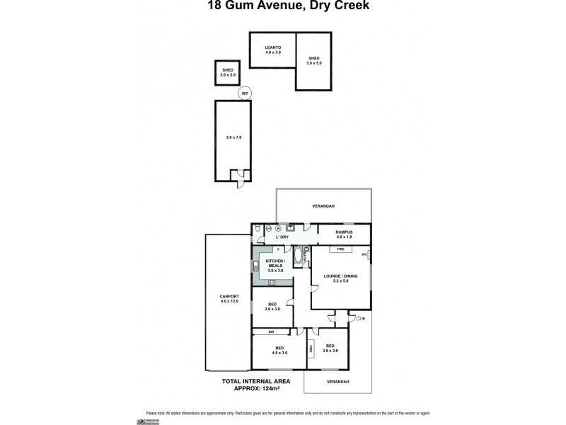 18 Gum Avenue, Dry Creek SA 5094 Floorplan