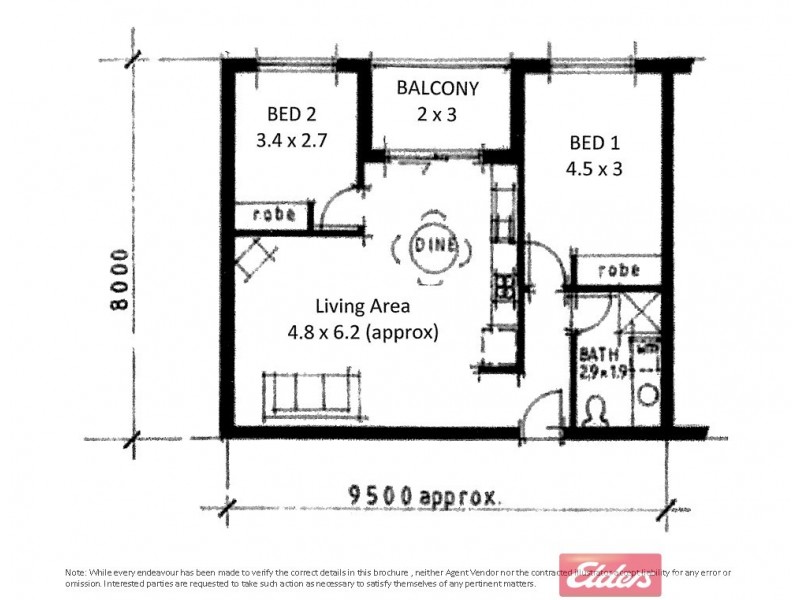 8/13-19 Hurtle Parade, Mawson Lakes SA 5095 Floorplan