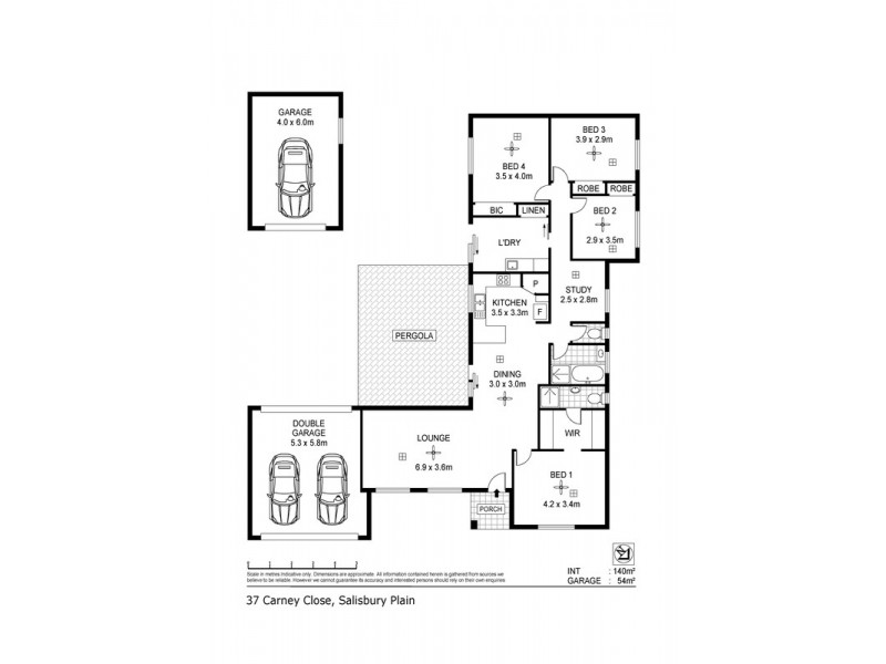 37 Carney Close, Salisbury Plain SA 5109 Floorplan