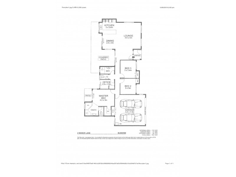 2 Manor Lane, Buderim QLD 4556 Floorplan