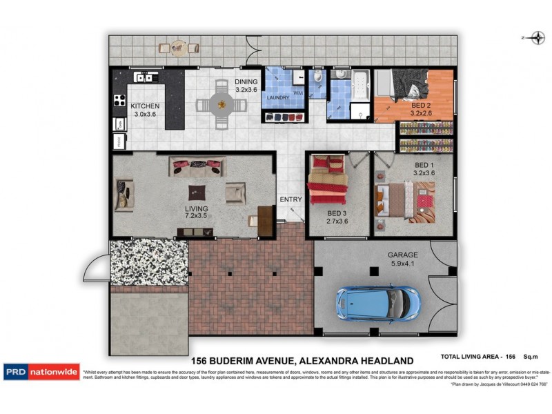 156 Buderim Avenue, Alexandra Headland QLD 4572 Floorplan