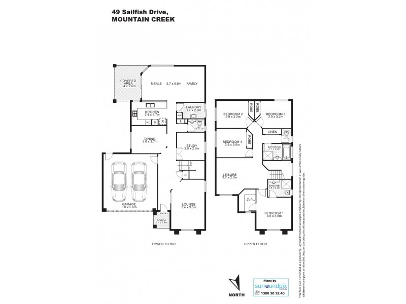 49 Sailfish Drive, Mountain Creek QLD 4557 Floorplan