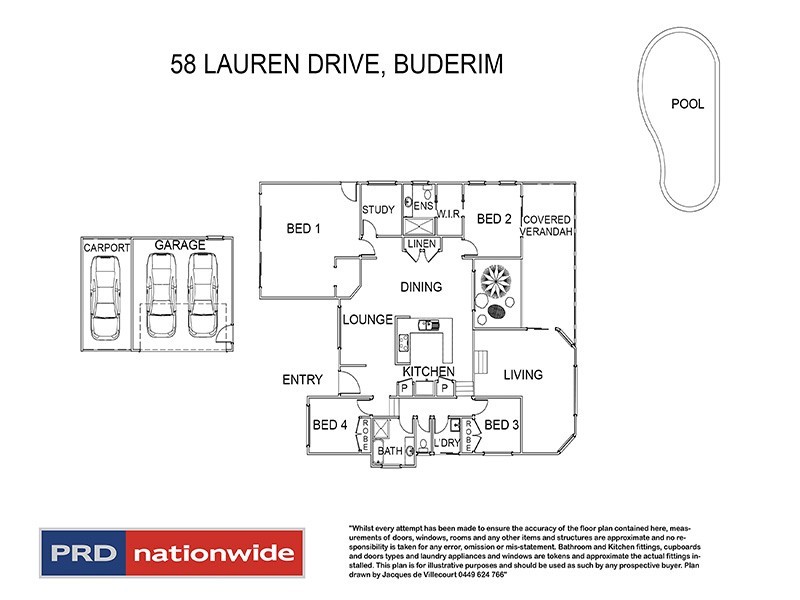 58 Lauren Drive, Buderim QLD 4556 Floorplan