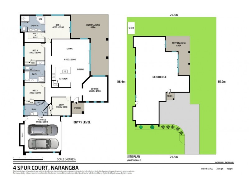 4 Spur Court, Narangba QLD 4504 Floorplan