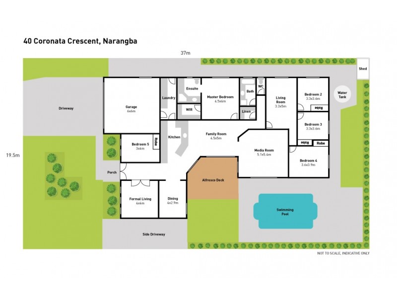 40 Coronata Crescent, Narangba QLD 4504 Floorplan
