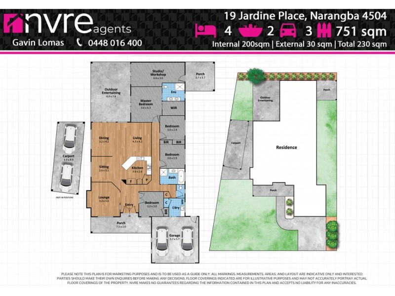 19 Jardine Place, Narangba QLD 4504 Floorplan