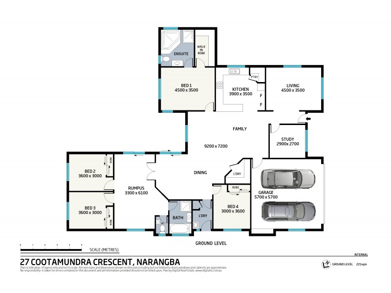 27 Cootamundra Crescent, Narangba QLD 4504 Floorplan