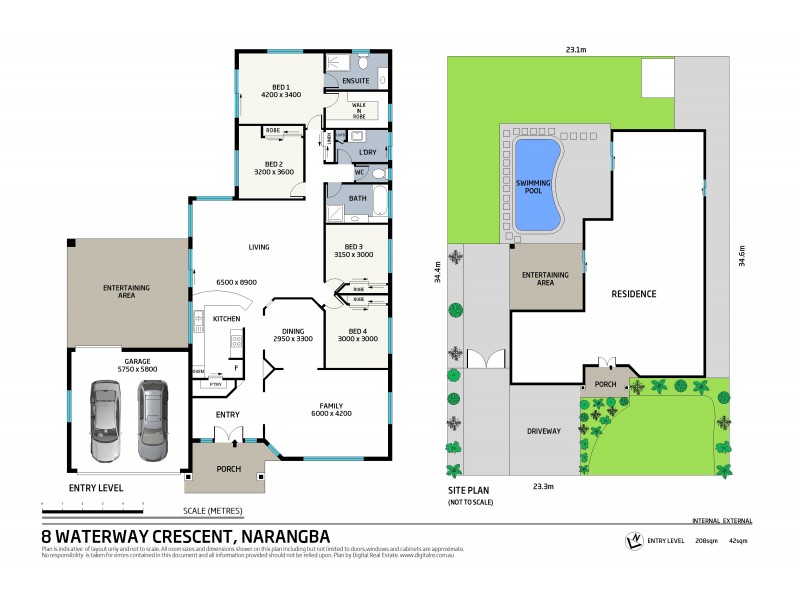 8 Waterway Crescent, Narangba QLD 4504 Floorplan
