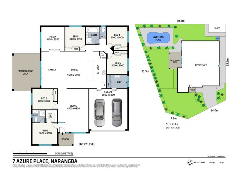 7 Azure Place, Narangba QLD 4504 Floorplan