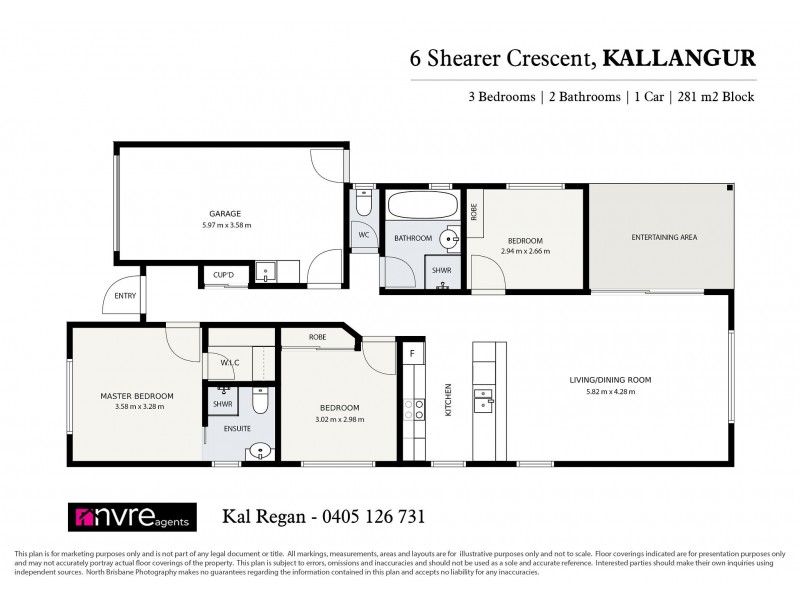 6 Shearer Crescent, Kallangur QLD 4503 Floorplan