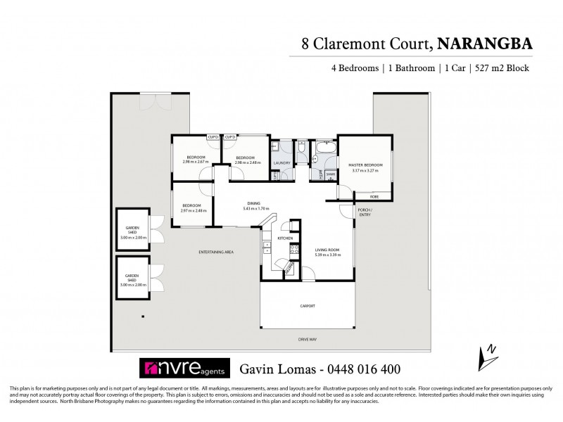 8 Claremont Court, Narangba QLD 4504 Floorplan