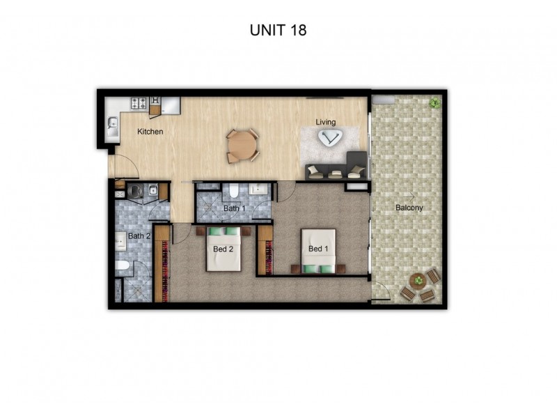 11/6-10 Whites Road, Petrie QLD 4502 Floorplan