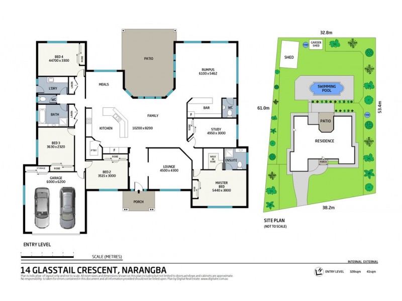 14 Glasstail Crescent, Narangba QLD 4504 Floorplan