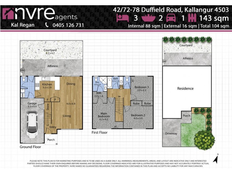 42/72-78 Duffield Road, Kallangur QLD 4503 Floorplan
