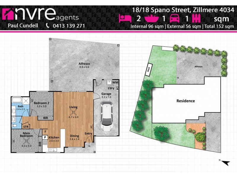 18/18 Spano Street, Zillmere QLD 4034 Floorplan