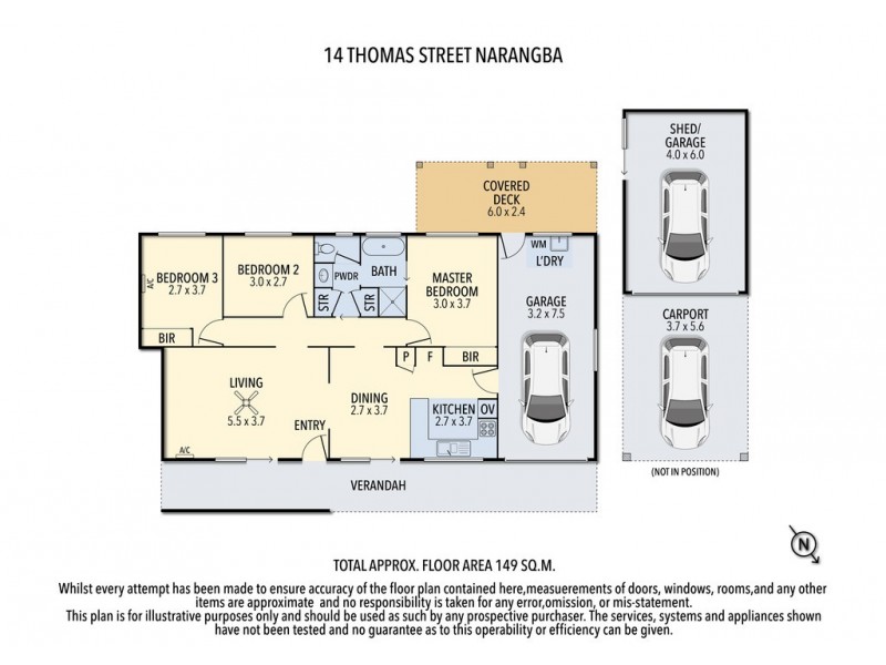 14 Thomas Street, Narangba QLD 4504 Floorplan