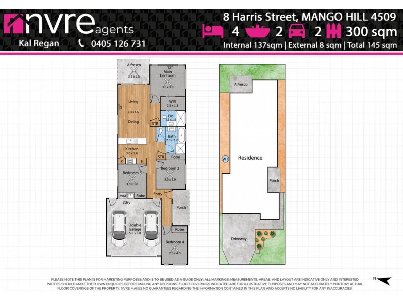 8 Harris Street, Mango Hill QLD 4509 Floorplan