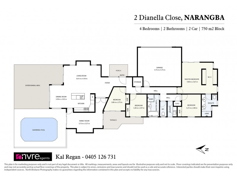 2 Dianella Close, Narangba QLD 4504 Floorplan