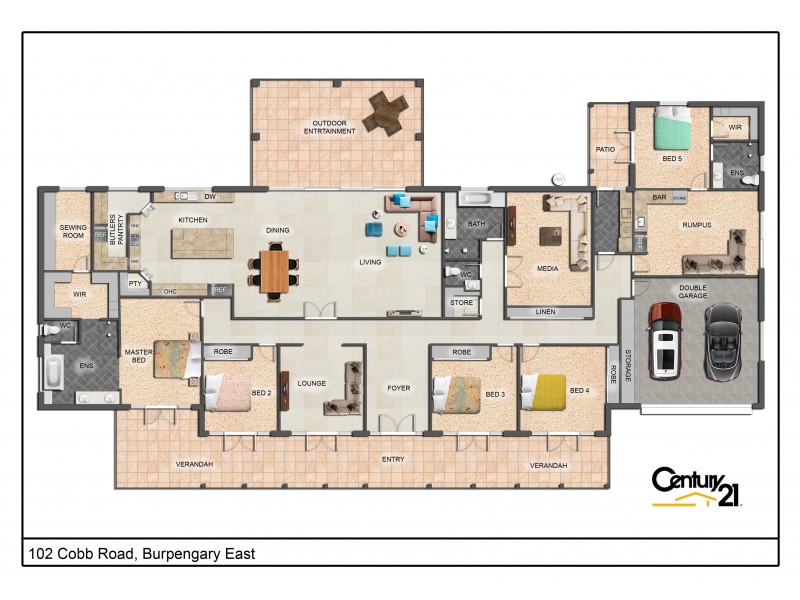 102 Cobb Road, Burpengary East QLD 4505 Floorplan