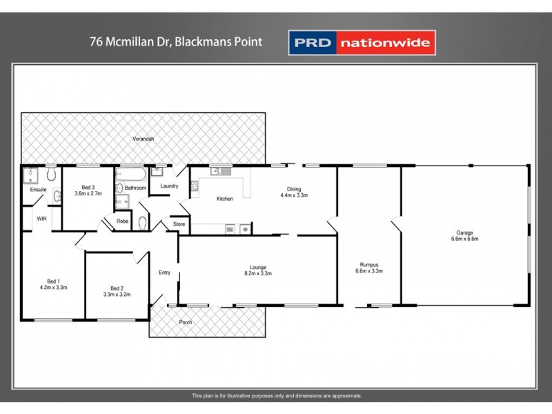 76 McMillan Drive, Blackmans Point NSW 2444 Floorplan