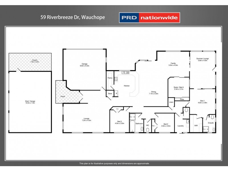 59 Riverbreeze Drive, Wauchope NSW 2446 Floorplan