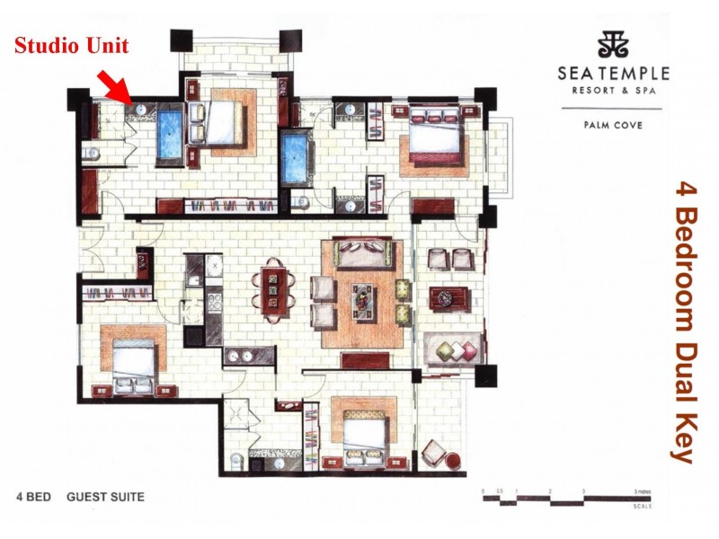 U 212 and 213, 5 Triton Street, Palm Cove QLD 4879 Floorplan