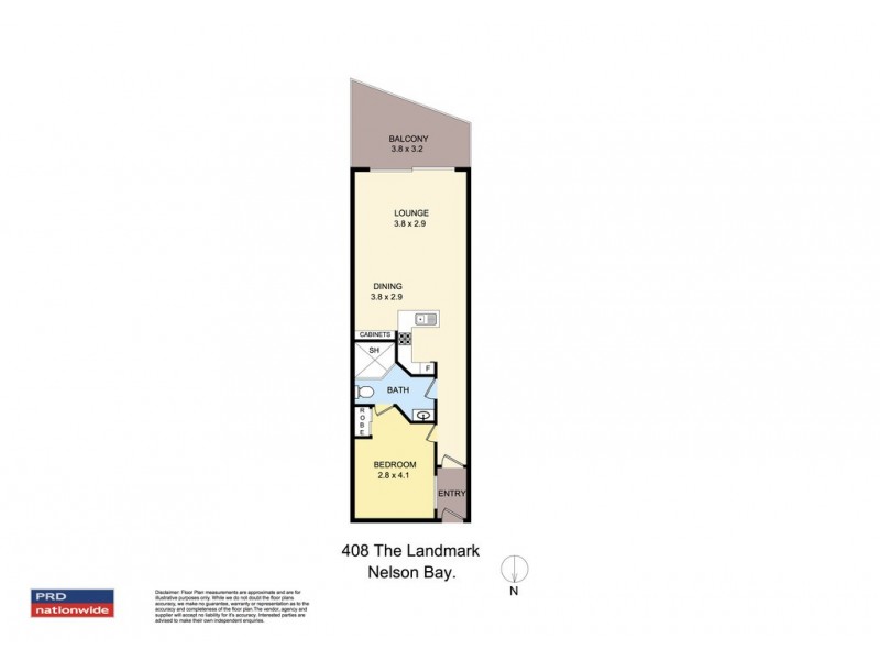 408/61B Dowling Street, Nelson Bay NSW 2315 Floorplan
