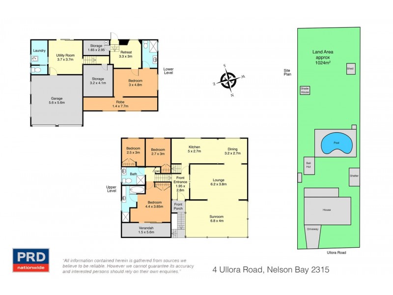 4 Ullora Road, Nelson Bay NSW 2315 Floorplan