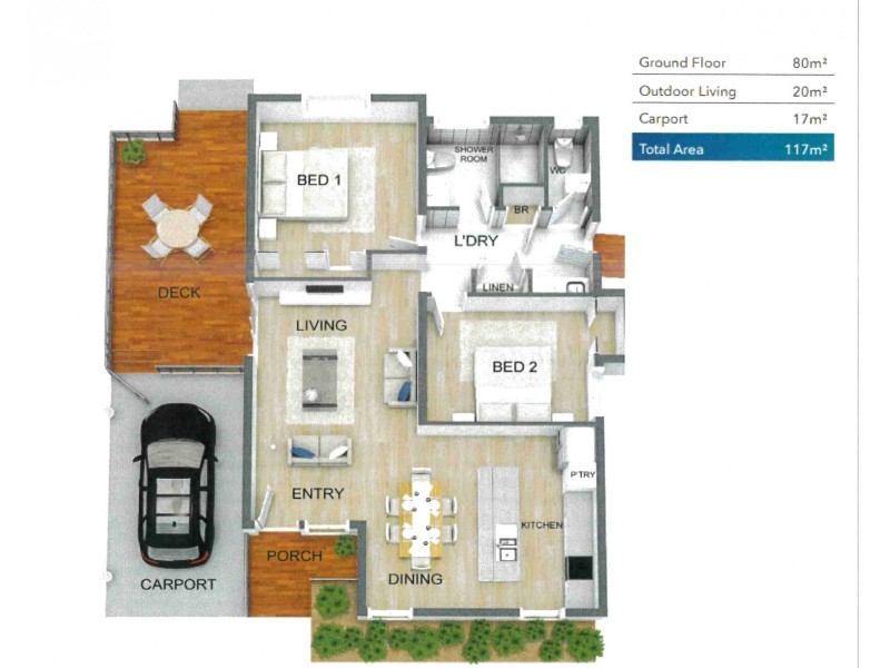 40/1 Fleet Street, Salamander Bay NSW 2317 Floorplan