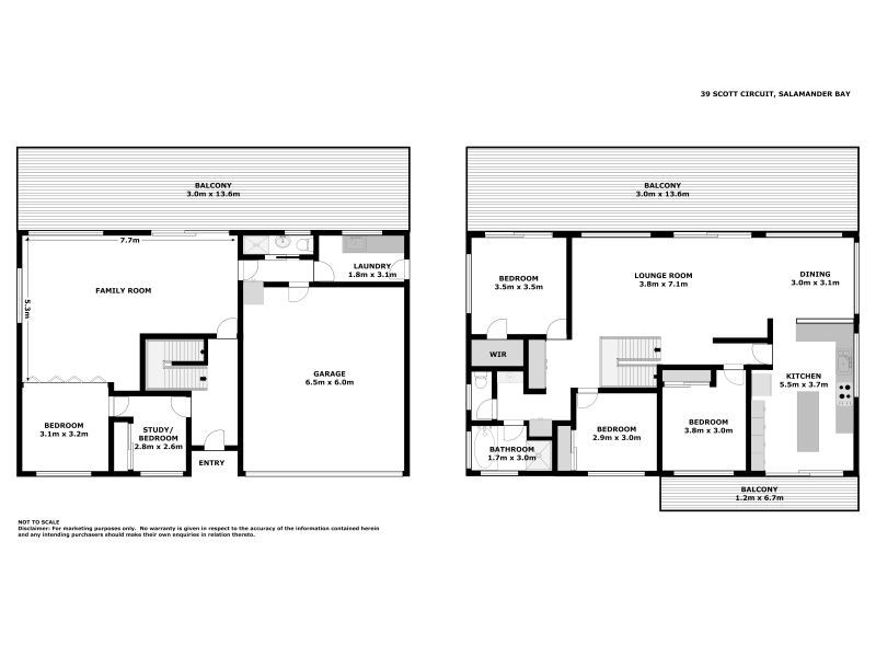 39 Scott Circuit, Salamander Bay NSW 2317 Floorplan