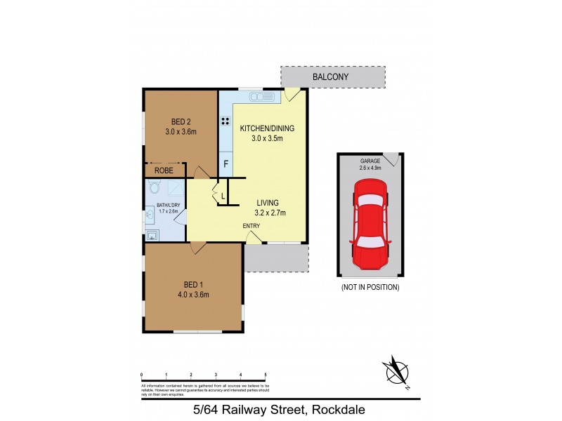 5/64 Railway Street, Rockdale NSW 2216 Floorplan