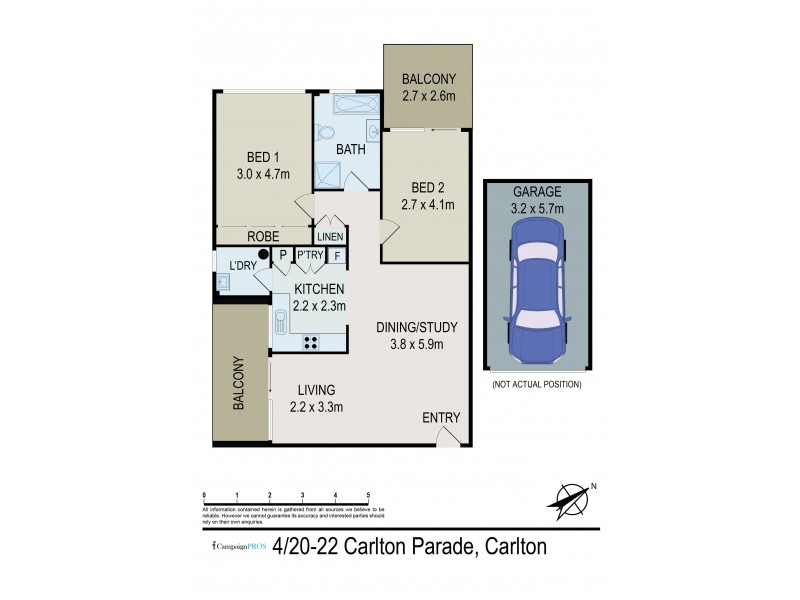 4/20-22 Carlton Parade, Carlton NSW 2218 Floorplan
