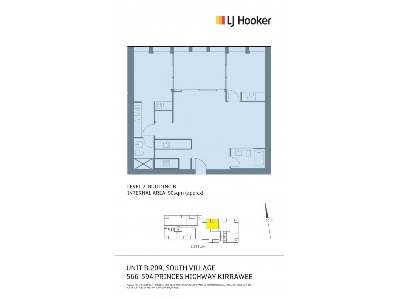 B.209/566-594 Princes Highway, Kirrawee NSW 2232 Floorplan