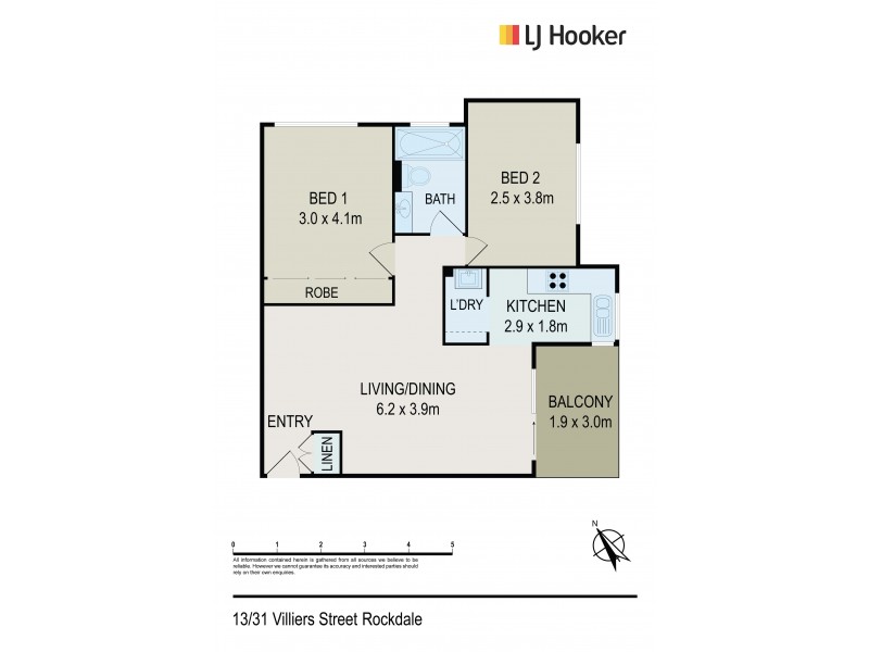13/31-33 Villiers Street, Rockdale NSW 2216 Floorplan