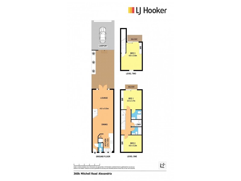 360B Mitchell Road, Alexandria NSW 2015 Floorplan