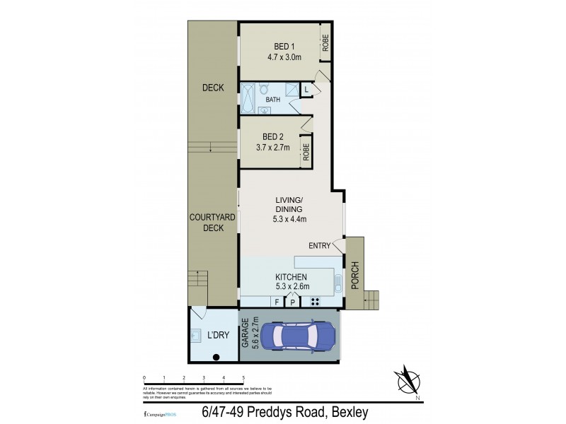 6/47-49 Preddys Road, Bexley NSW 2207 Floorplan