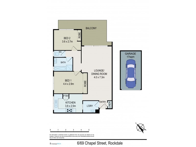 6/69 Chapel Street, Rockdale NSW 2216 Floorplan