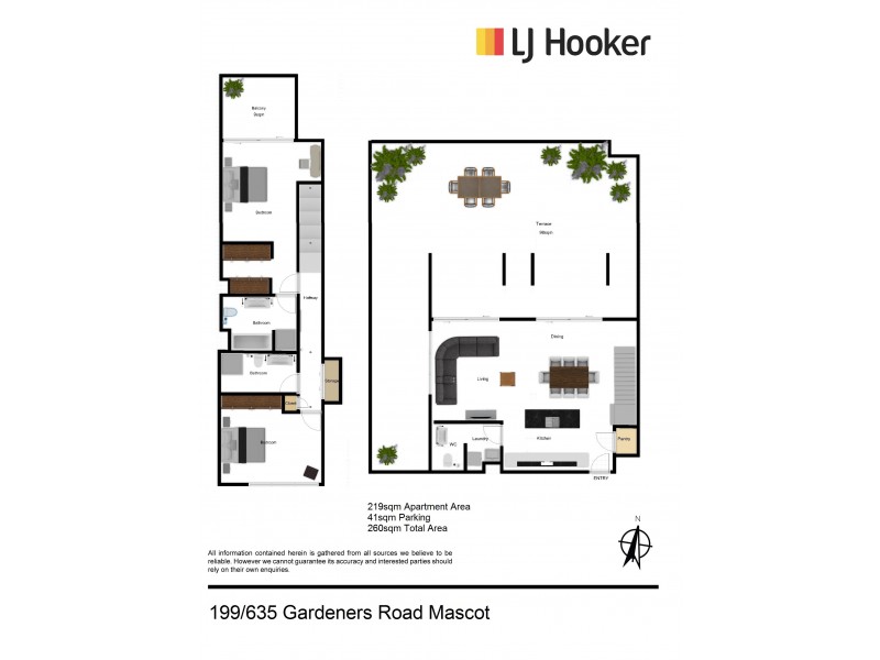 199/635 Gardeners Road, Mascot NSW 2020 Floorplan