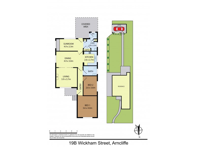 19B Wickham Street, Arncliffe NSW 2205 Floorplan