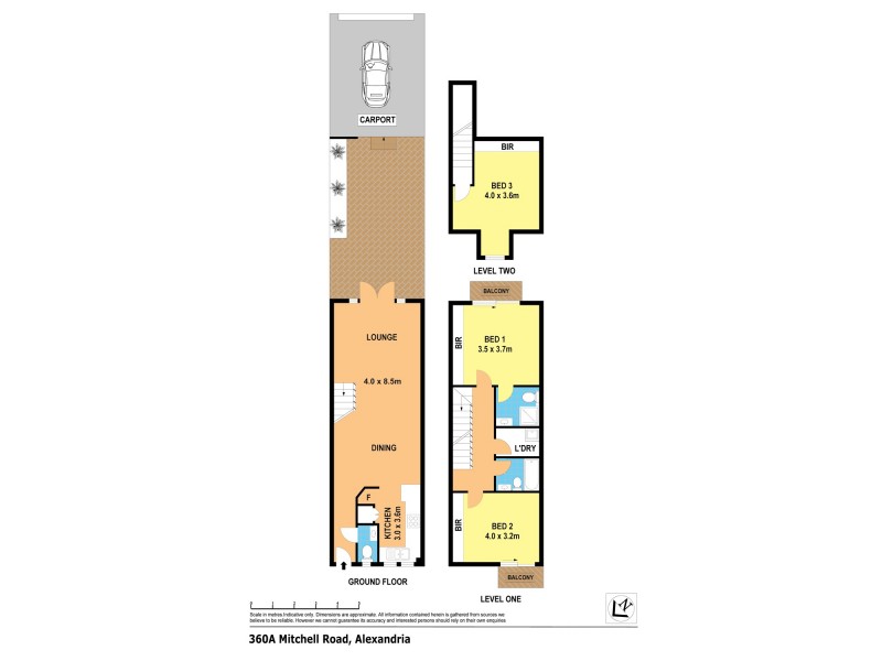 360A Mitchell Road, Alexandria NSW 2015 Floorplan