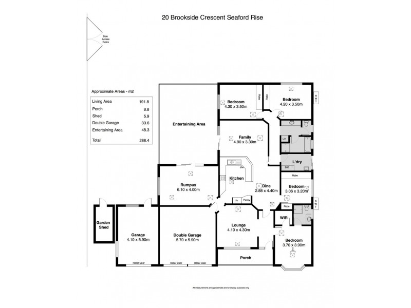 20 Brookside Crescent, Seaford Rise SA 5169 Floorplan