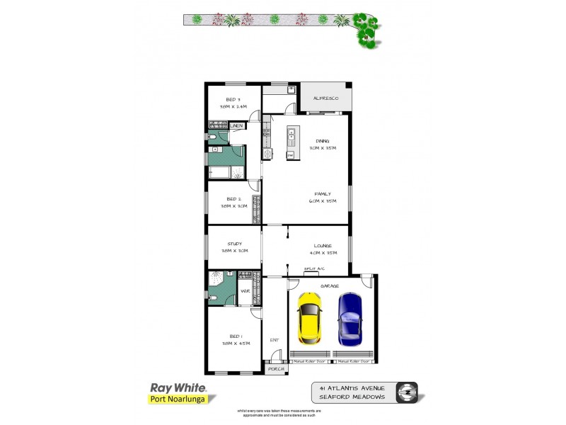 41 Atlantis Avenue, Seaford Meadows SA 5169 Floorplan