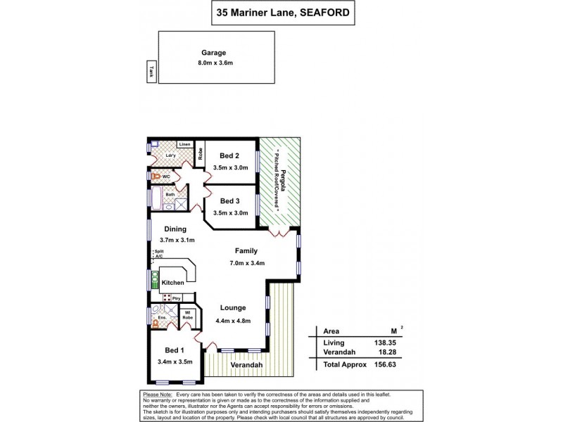 35 Mariner Lane, Seaford SA 5169 Floorplan
