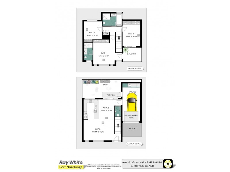 3 / 36 Saltash Avenue, Christies Beach SA 5165 Floorplan