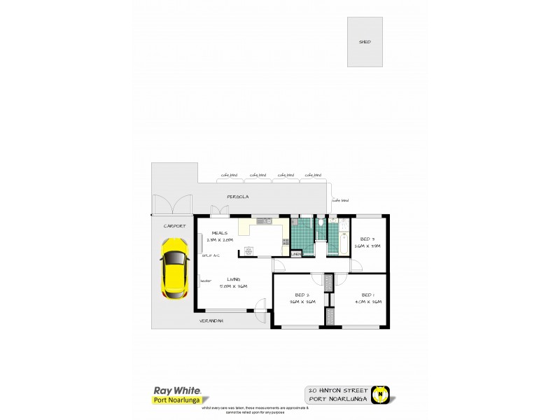 20 Hinton Street, Port Noarlunga SA 5167 Floorplan